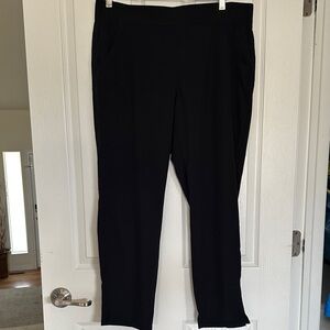 Eddie Bauer Black Straight-Leg Pants